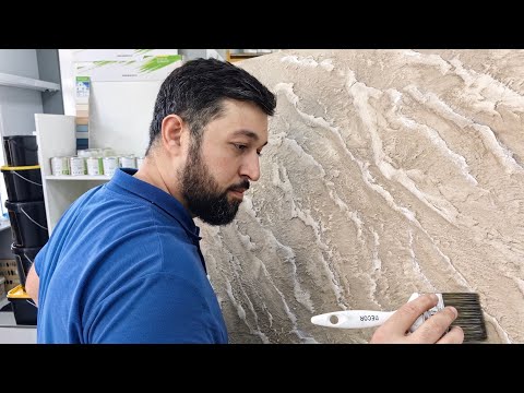 Видео: Барханы 2 часть Декоративная штукатурка.