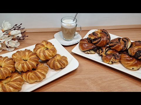 Видео: Вкусные Булочки, простой рецепт.  Булочки с маком. Сладкая выпечка.