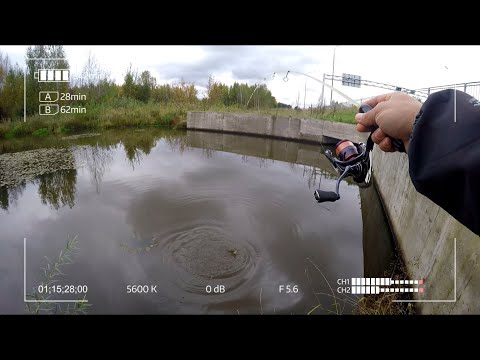 Видео: Снова самодельный стеклянный спиннинг. Рыбалка в городе.