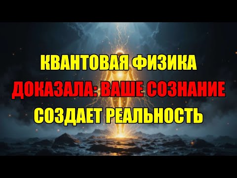 Видео: Учёные Доказали Связь Квантовой Физики И Сознания. Ваш Мир Больше Не Будет Прежним.