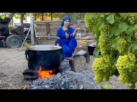 Видео: Мы превратили виноград в золото на огне 🍇🔥