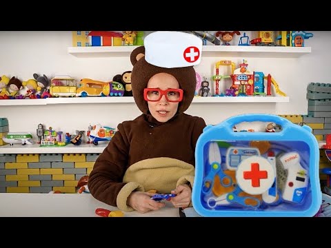 Видео: Сборник видео для детей про доктора | Медведь играет в доктора