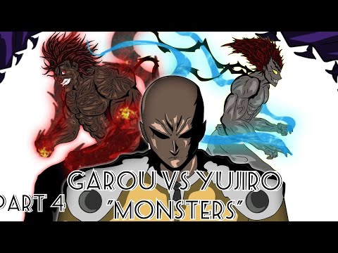 Видео: Garou vs Yujiro Hanma PART 4 "MONSTERS" Fananimation /// Гароу против Юдзиро Ханма часть 4 "МОНСТРЫ'
