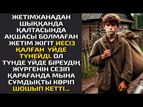 Видео: ЖЕТІМХАНАДАН ШЫҚҚАНДА ҚАЛТАСЫНДА АҚШАСЫ БОЛМАҒАН ЖЕТІМ ЖІГІТ ИЕСІЗ ҚАЛҒАН ЕСКІ ҮЙДЕ ТҮНЕЙДІ. ОЛ ТҮН