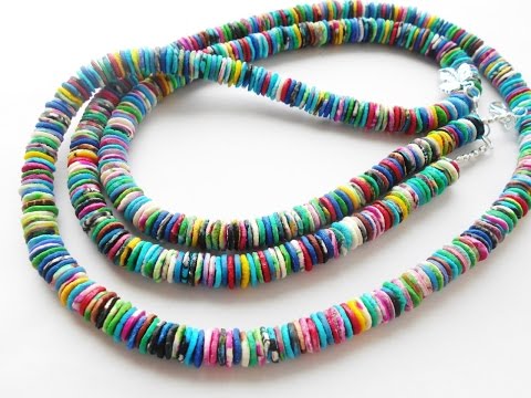 Видео: Простые БУСЫ - ЧИПСЫ из полимерной глины