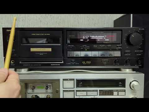 Видео: Aiwa AD-F910 - добротная дека среднего уровня
