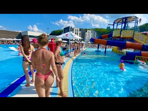 Видео: EMILY RESORT - AQUATORIA Басейн, АкваПарк, Острів, Пляж.. Львів