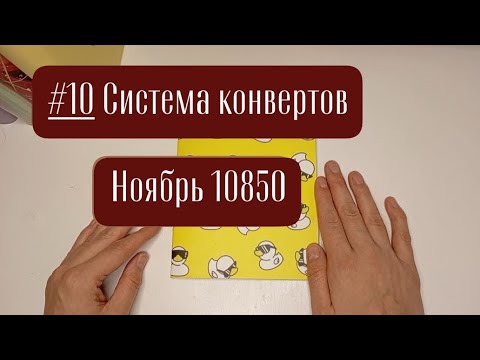 Видео: #10 Система конвертов. Ноябрь 10850