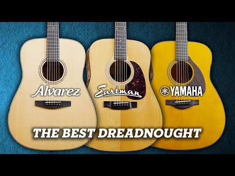 Видео: Лучший дредноут из красного дерева до 1600 долларов? Eastman против Alvarez против Yamaha!