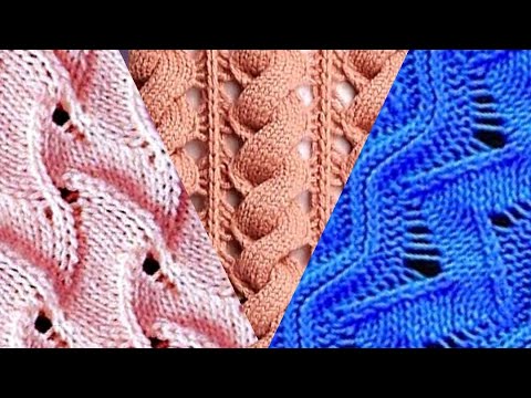 Видео: Вязание: 🔎12🔍 Схемы красивейших узоров для вязания спицами. Schemes of the most beautiful patterns.