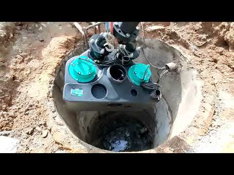 Видео: Московские раскопки Замена Grundfos Multilift на Walent WB 80