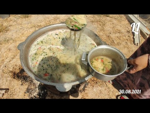 Видео: Tajik Traditional food -"Otalai burida" | Хуроки миллии тоҷикӣ- "Оталаи бурида"😍 | #Tajikistan