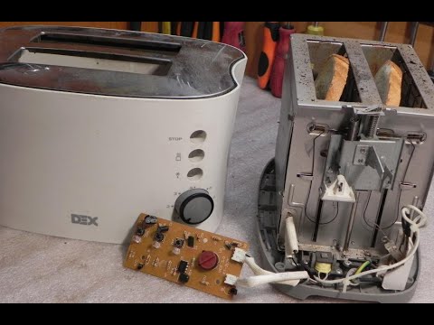 Видео: Тостер не выключается. Ремонт тостера DEX. The toaster does not turn off. Repair of the DEX toaster.