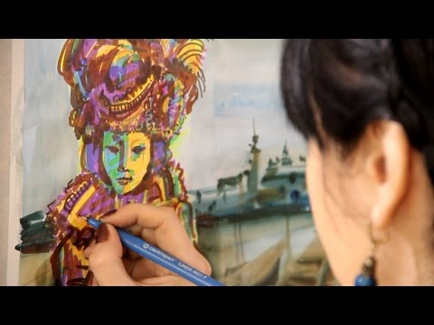 Видео: «Уроки рисования». Венецианский карнавал (3.03.2017)