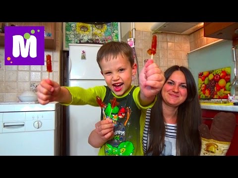 Видео: Делаем леденцы на палочке с Людой