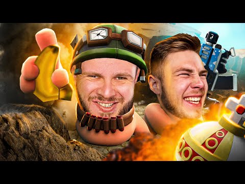 Видео: БИТВА НА БАНАНАХ В ВОРМС // Worms Revolution