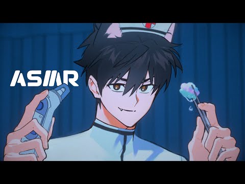 Видео: ASMR│Медбрат проверяет Марко🏥zzZ│ Лечение раны, термометр, стетоскоп, выписка из больница