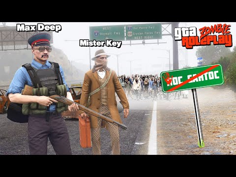 Видео: ПОБЕГ ИЗ ЗАРАЖЁННОГО ГОРОДА!! - GTA 5 RP Зомби Апокалипсис (Radmir RP / Моды ГТА 5)