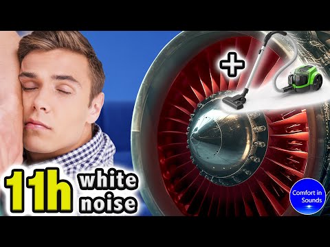 Видео: Белый шум, мгновенное засыпание, вентилятор аэродинамической трубы и звуки вакуума для сна, учебы