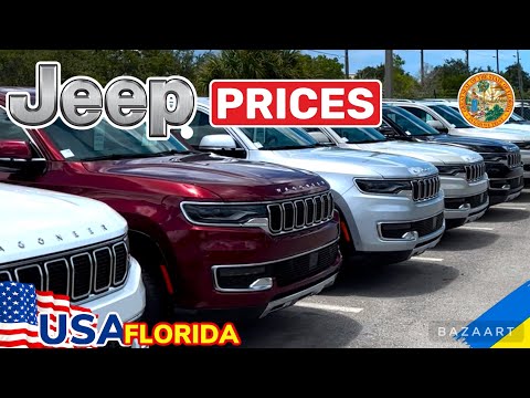 Видео: Cars and Prices, цены на Jeep у дилеров в США , Grand Cherokee, Grand Wagoneer, Wagoneer