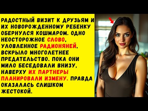 Видео: Пока жена "показывала" нашего ребенка лучшему другу, я сидел внизу и слушал по радионяне, как они
