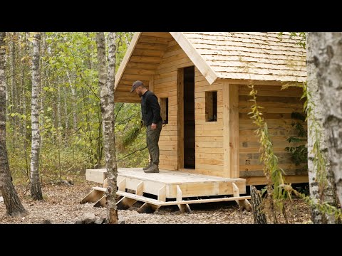 Видео: Зима приближается! закончить строительство бревенчатого домика до первого снега