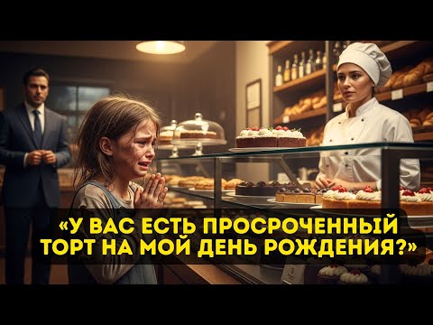 Видео: МИЛЛИОНЕР ЗАМЕЧАЕТ ДЕВОЧКУ, ПРОСЯЩУЮ ПРОСРОЧЕННЫЙ ТОРТ, И ПРИНИМАЕТ НЕВЕРОЯТНОЕ РЕШЕНИЕ 💔