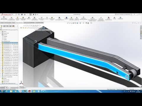 Видео: Solidworks. Урок 9.4. Сечения (наложенные и вынесенные) - создание чертежа
