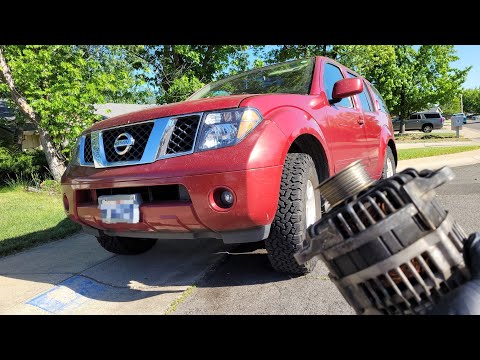Видео: Как заменить генератор 2005 - 2012 Nissan 4.0 Pathfinder Xterra Navara 2005 - 2021 Frontier