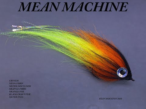 Видео: Завязываем мушку на щуку с помощью MEAN MACHINE с Райаном Хьюстоном в 2018 году