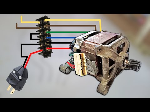 Видео: Соединения двигателя стиральной машины для ваших простых проектов