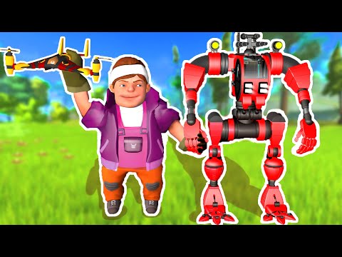 Видео: СОЗДАЛ НОВУЮ ВЕРСИЮ ЛЕТАЮЩИХ ДРОНОВ С ИИ | Scrap Mechanic