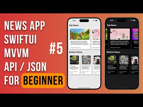 Видео: SwiftUI NewsApp / API  / JSON / MVVM / Урок 5