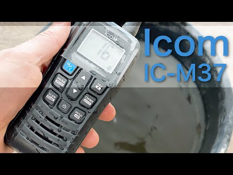 Видео: Настоящая морская радиостанция Icom IC-M37