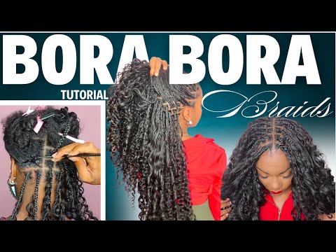 Видео: Толстые и пышные косы с острова Бора-Бора из натуральных волос | Подробное пошаговое руководство ...