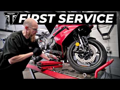 Видео: Triumph Daytona 660 | Первый осмотр и обслуживание