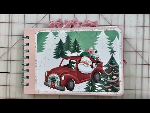 Видео: #PaperStashSmash Измененный блокнот с половинной композицией для рождественского планирования!!