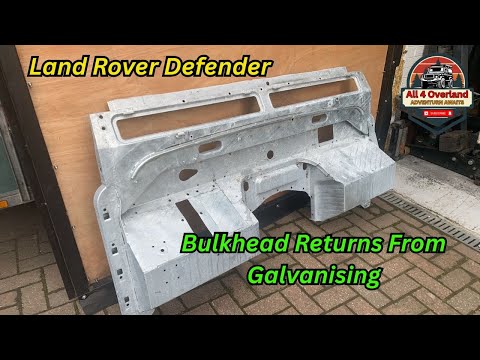 Видео: Переборка Land Rover Defender вернулась из Galvanising... Как все получилось?
