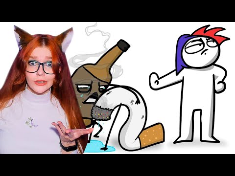 Видео: Я бросил и вам советую... (анимация) РЕАКЦИЯ НА ЗАКАТУНА ZAKATOON