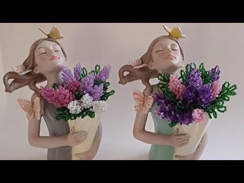 Видео: Мини-букет сирени  из рубки мастер-класс.