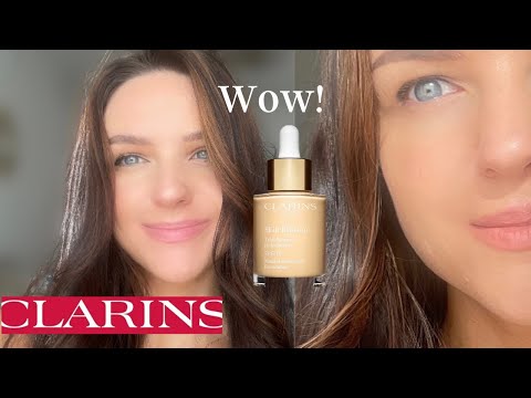 Видео: Почему так любят тональный крем CLARINS Skin Illusion.Тестирую