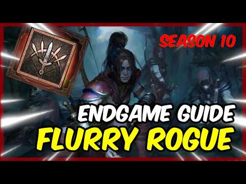 Видео: Телепорт Flurry Rogue — БЫСТРЫЙ S-УРОВЕНЬ! Руководство по сборке 10-го сезона [DIABLO 4]