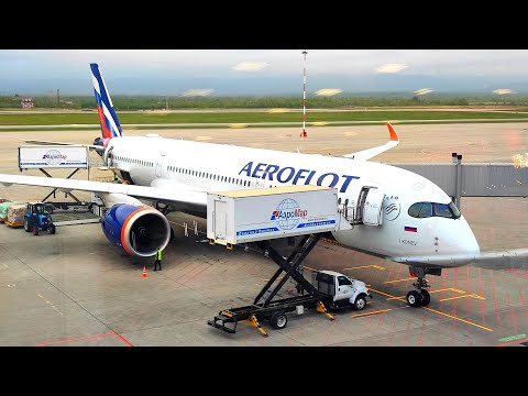 Видео: Airbus A350-900 Перелёт Владивосток-Москва а/к Аэрофлот