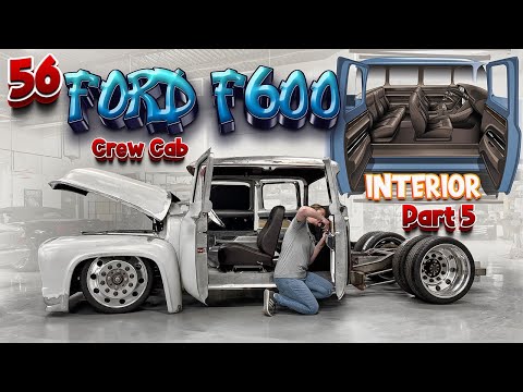 Видео: 56 Ford F600 "Crew Cab" • Часть 5 • Кастомный интерьер