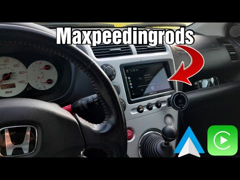 Видео: Сенсорный экран Maxpeedingrods 7" | Apple Carplay и Android Auto | Honda Civic Si (EP3)