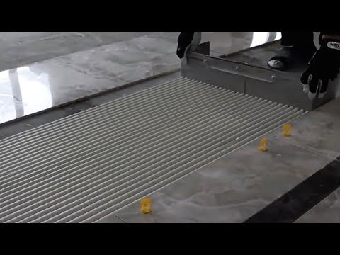 Видео: Супер гребёнка для быстрой укладки плитки часть 3.