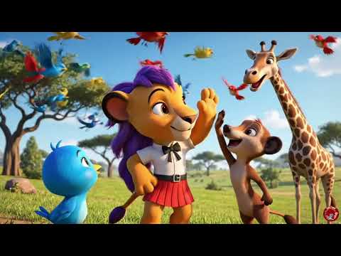 Видео: Russian | Симба спасает застрявшую жирафу | Simba saving the stuck giraffe