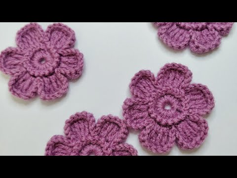 Видео: Цветок для ирландского кружева. Полное видео. #ирландскоекружево #crochet #вязаниекрючком