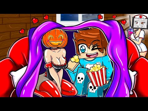 Видео: НОЧЕВКА С ВЛЮБЛЕННОЙ ДЕВУШКОЙ ТЫКВОЙ И МЕДСЕСТРОЙ В МАЙНКРАФТ! КРАСЯ HALLOWEEN MINECRAFT