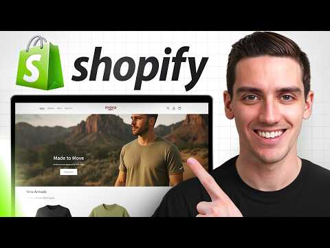 Видео: Дизайн сайта на Shopify для начинающих — Пошаговый урок